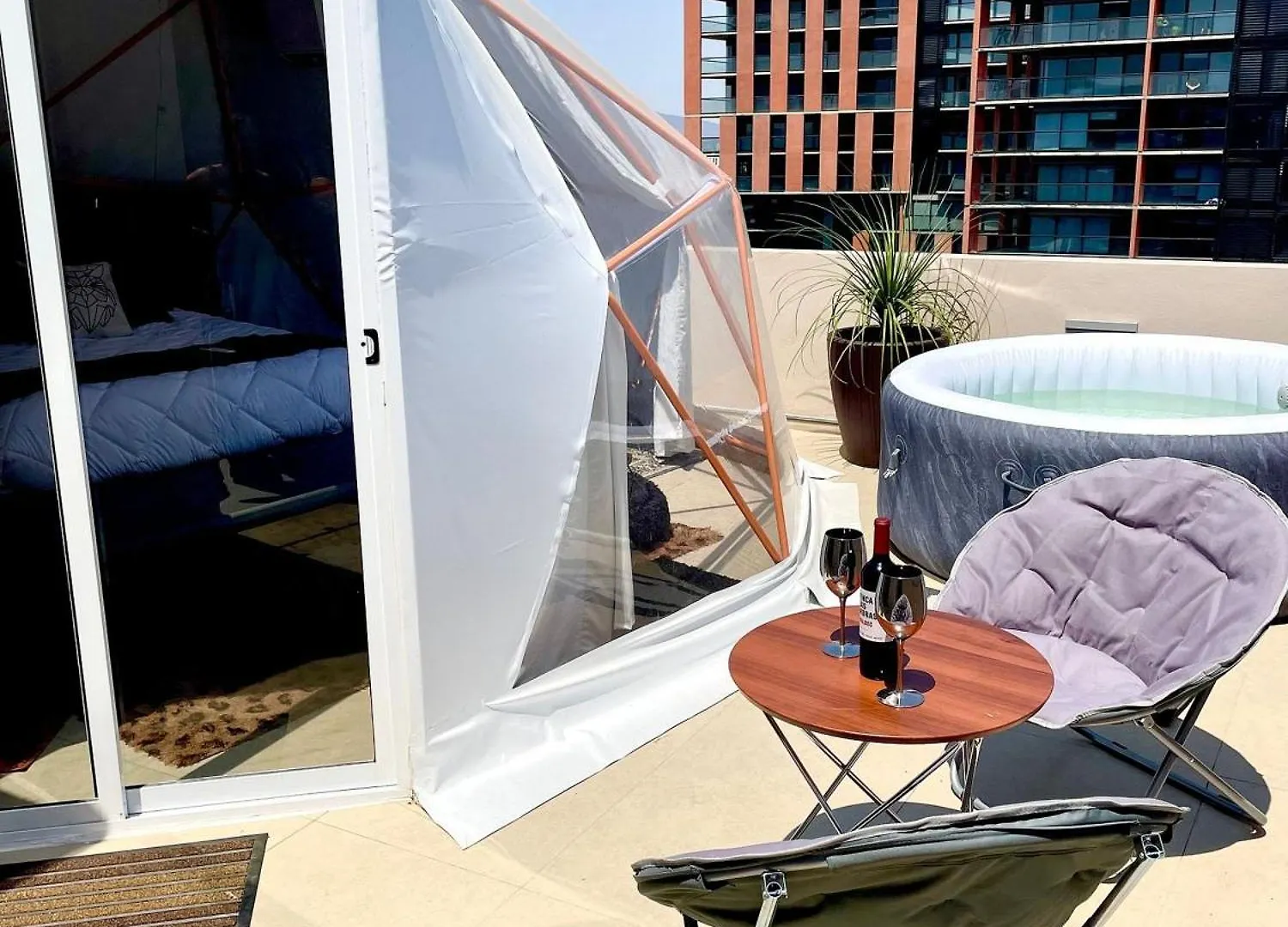 Glamping Con Jacuzzi En Piso 15, Unico En Gdl, Vistas Espectactaculares Hotel Guadalajara