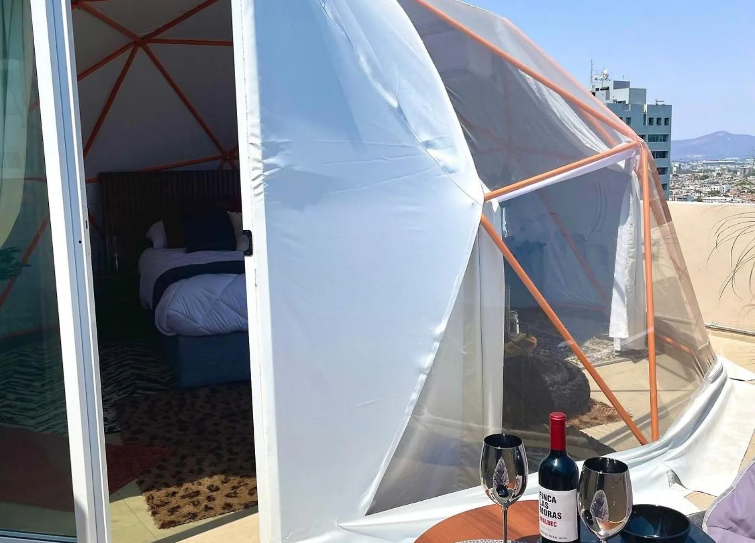 Glamping Con Jacuzzi En Piso 15, Unico En Gdl, Vistas Espectactaculares Hotel Guadalajara 0*,