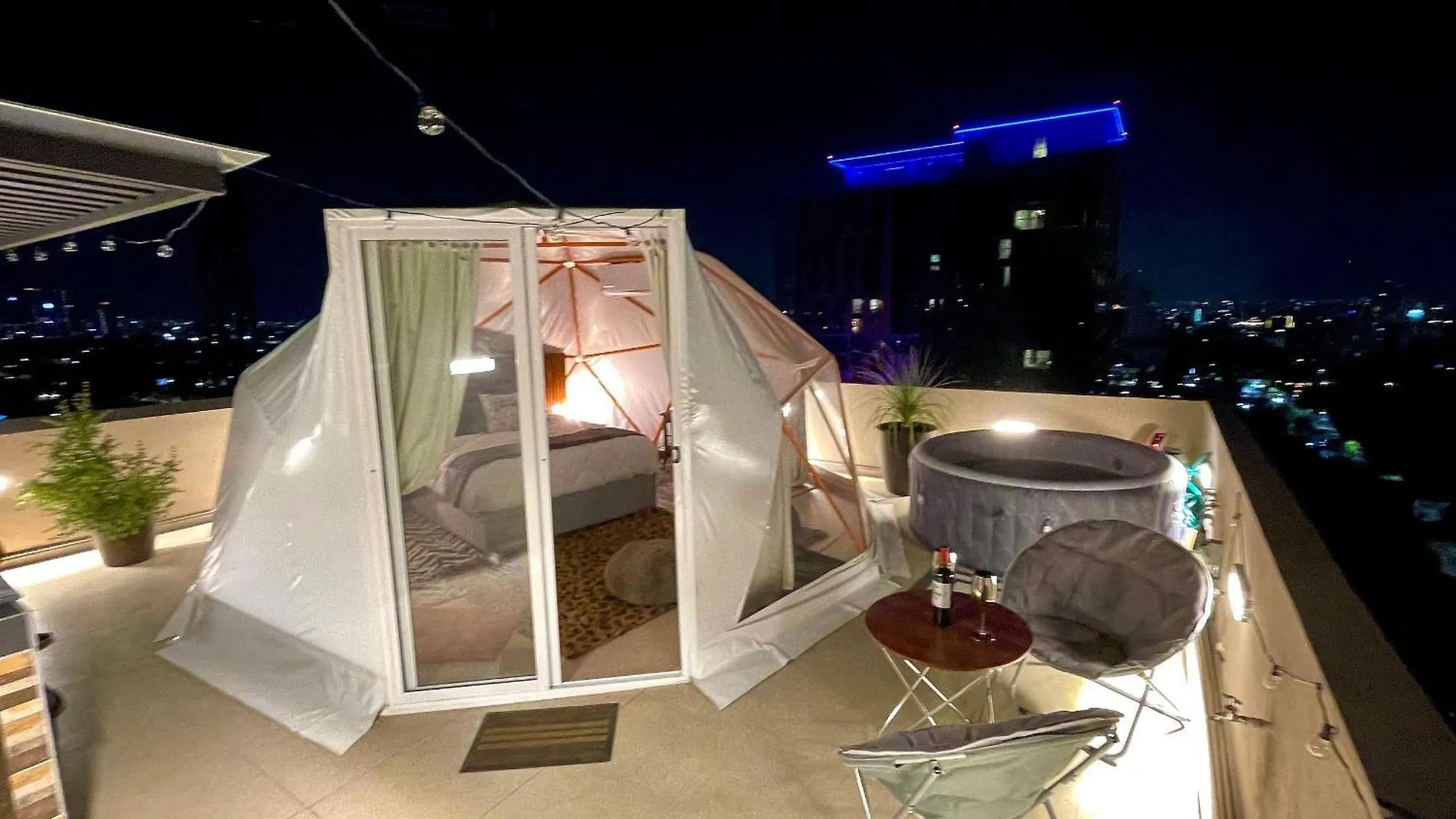 Glamping Con Jacuzzi En Piso 15, Unico En Gdl, Vistas Espectactaculares Hotel Guadalajara